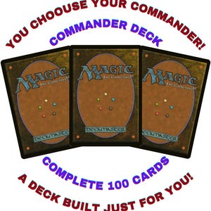 Personalisiertes Custom EDH Kommandanten Deck (Magic the Gathering)
