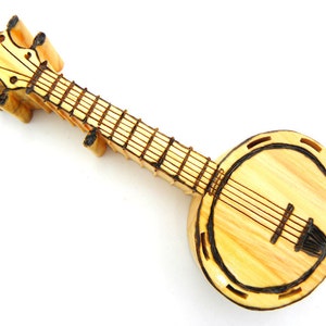Mini Pine Wood Banjo