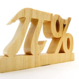 Pi in Pine Wood, Percentage image 2