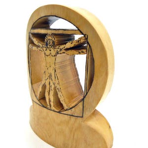 Wood Vitruvian Man image 4