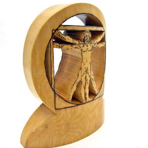 Wood Vitruvian Man image 2