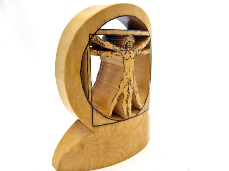 Wood Vitruvian Man image 2