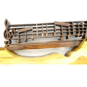 Wood Music Notes Art Sculpture Décor
