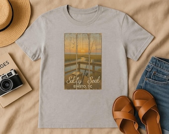 Marsh Mornings Tee – Salty Soul Edisto Collection | Coastal Sunrise Shirt