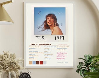 Taylor Swift&#39;s &quot;1989 Taylors Version&quot; Album Poster