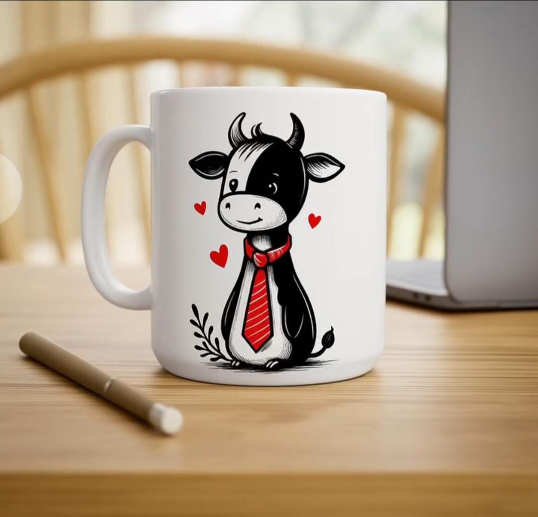 Cow Vector Bundle 18 Designs Unique Cartoon Style Digital File for ...