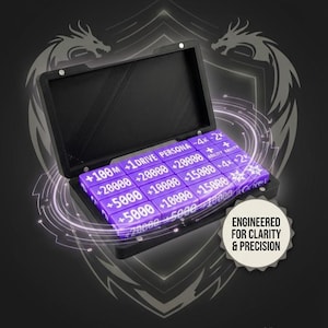 3D Printed Cardfight Vanguard Dice Set with Storage Case – Custom Colors – TCG Accessory