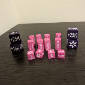 Cardfight Vanguard 3D Printed Dice Sets - TCG Accessory