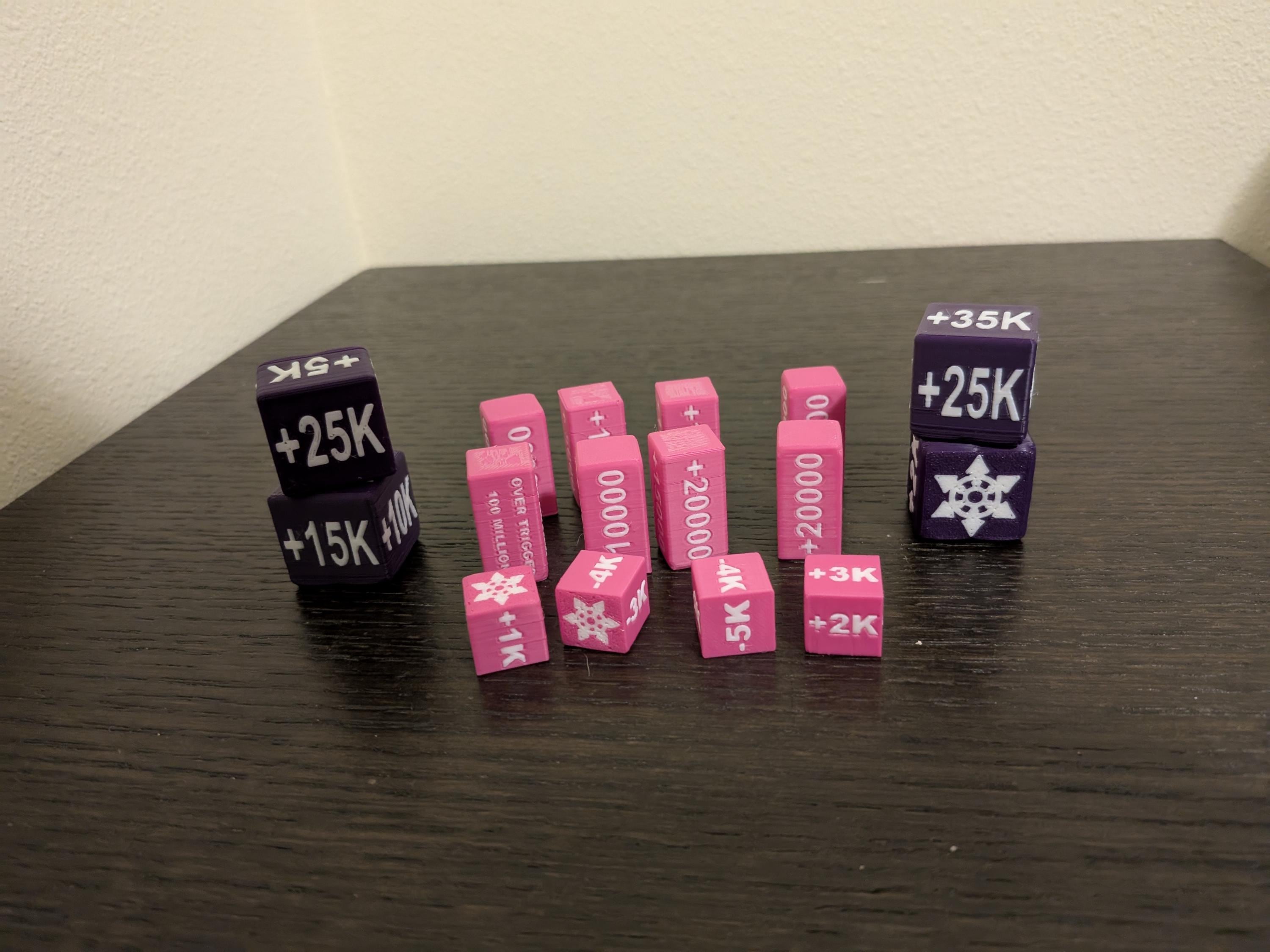 Cardfight Vanguard 3D Printed Dice Sets - TCG Accessory