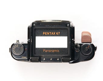 Vintage PENTAX 67 TTL MLU Late-style Medium Format Film Camera W