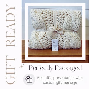 Luxury realtor closing gift packaged in a gift box with personalized Welcome Home card, ready to give to real estate clients