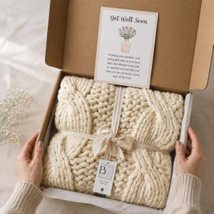 Surgery Care Package, Post Surgery Care Package, Get Well Soon Gift Box, Surgery Recovery Gift, Comfort Blanket for Women