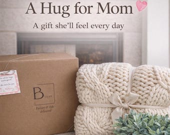 Regalo del Día de la Madre para la mamá que lo tiene todo / Manta de punto grueso / Un abrazo que puedes sentir / Manta acogedora / Regalo para mamá