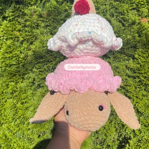 Handmade Crochet Ice Cream Turtle Plush