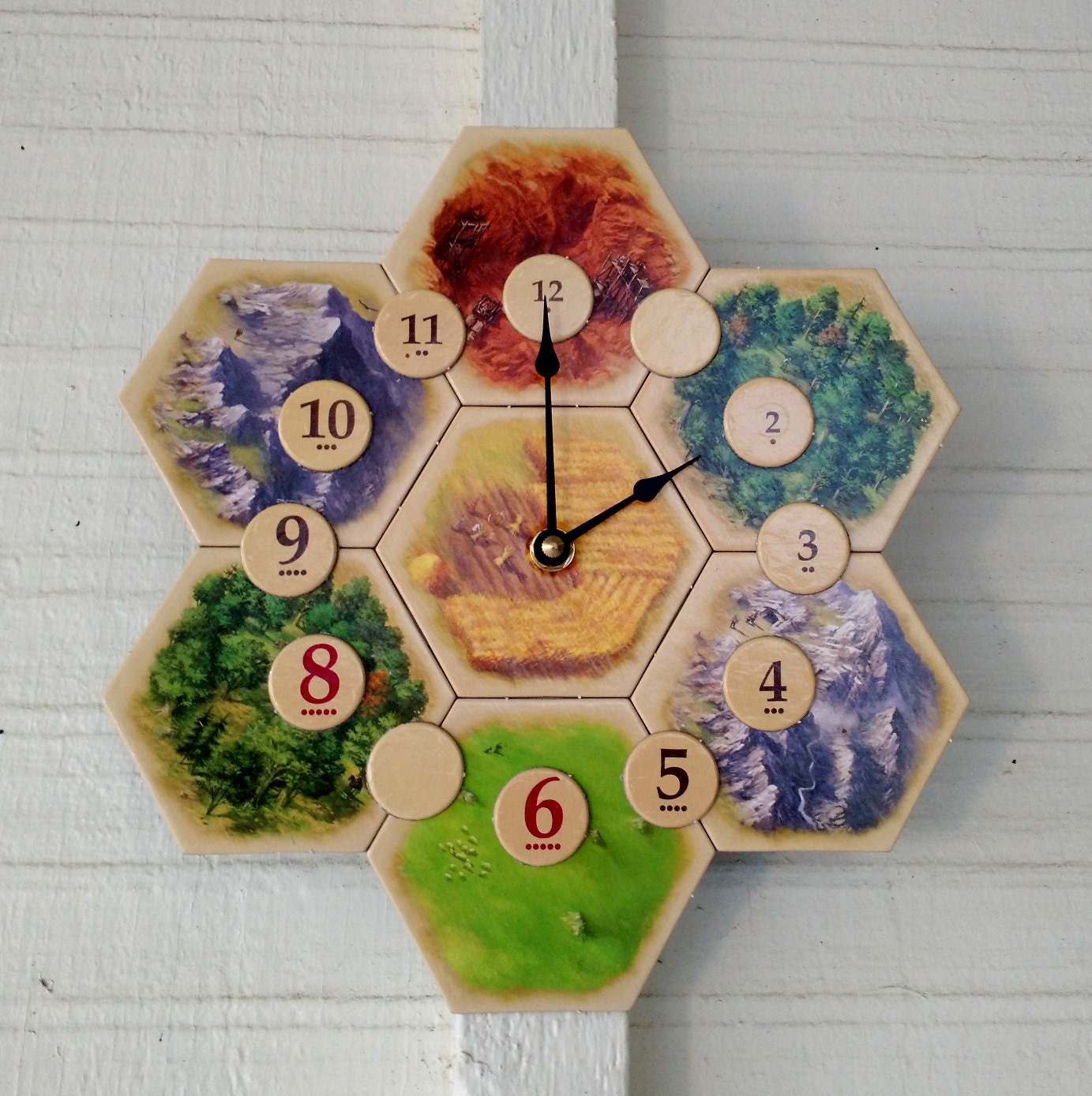 Siedler Von Catan Brett Spiel Uhr 5 Auflage Etsy