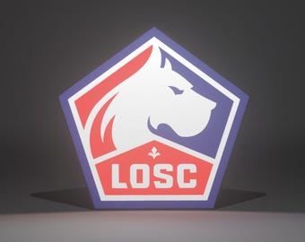 Lille - LOSC - Ligue 1 Mc Donald's LED Lamp
