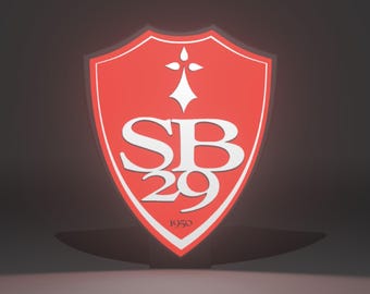 Brest Led Lamp - Ligue 1 Mc Donald's