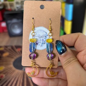 Moon dangle Earrings