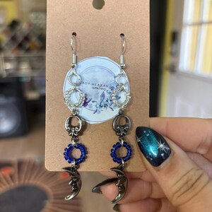 Moon Dangle Earrings