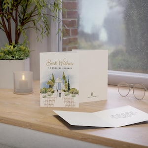 Körperliche Hochzeitspoesie Grußkarte - Endlose Reise