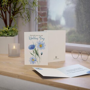 Physical Wedding Poetry Greeting Card - Eternal Love