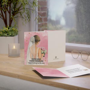 Körperliche Hochzeitspoesie Grußkarte - Jetzt und für immer