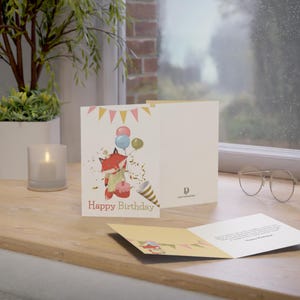 Physische Geburtstags-Poesie-Gruß-Karte - alles Gute zum Geburtstag