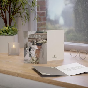 Physical Wedding Poetry Greeting Card - Luckiest Person