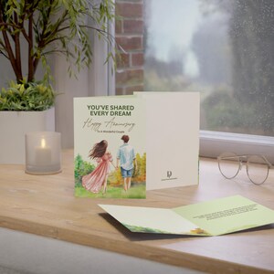 Physical Anniversary Poetry Greeting Card - You've Shared Every Dream