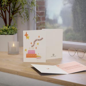 Physische Geburtstags-Poesie-Gruß-Karte - alles Gute zum Geburtstag