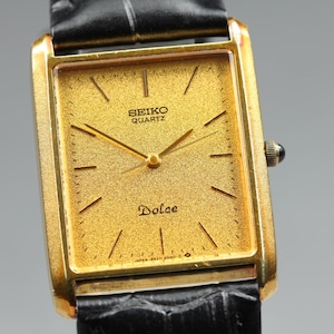 Vintage Tank Seiko Dolce Watch - Etsy