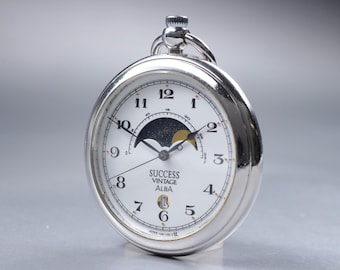 Vintage Seiko Moonphase Calendar Watch: 1980s Japanese Quartz - Etsy