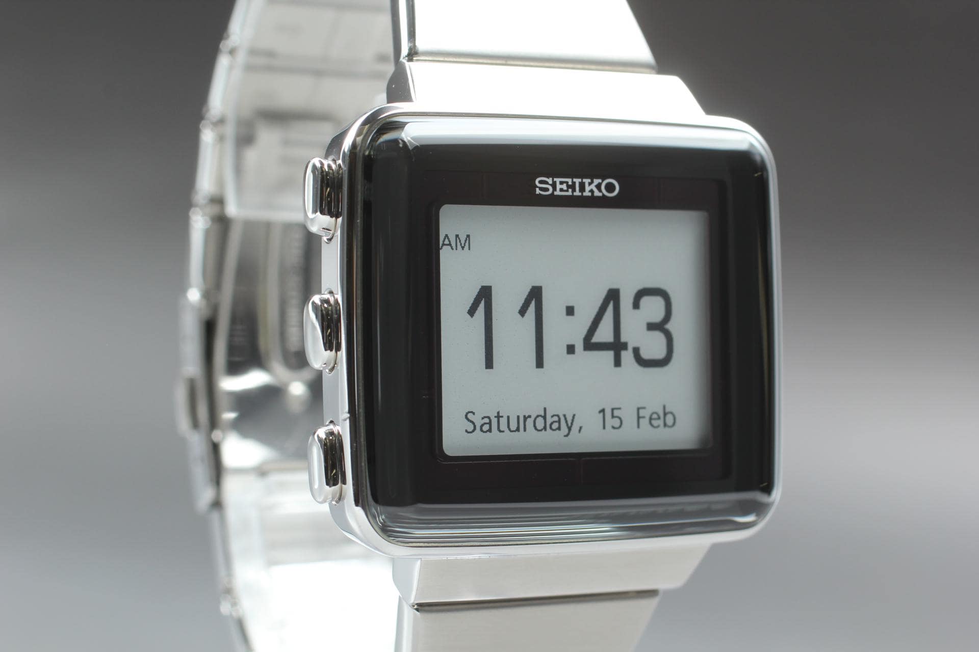 Almost MINT* Seiko Spirit Solar S771-0AA0 Square Men's Watch From