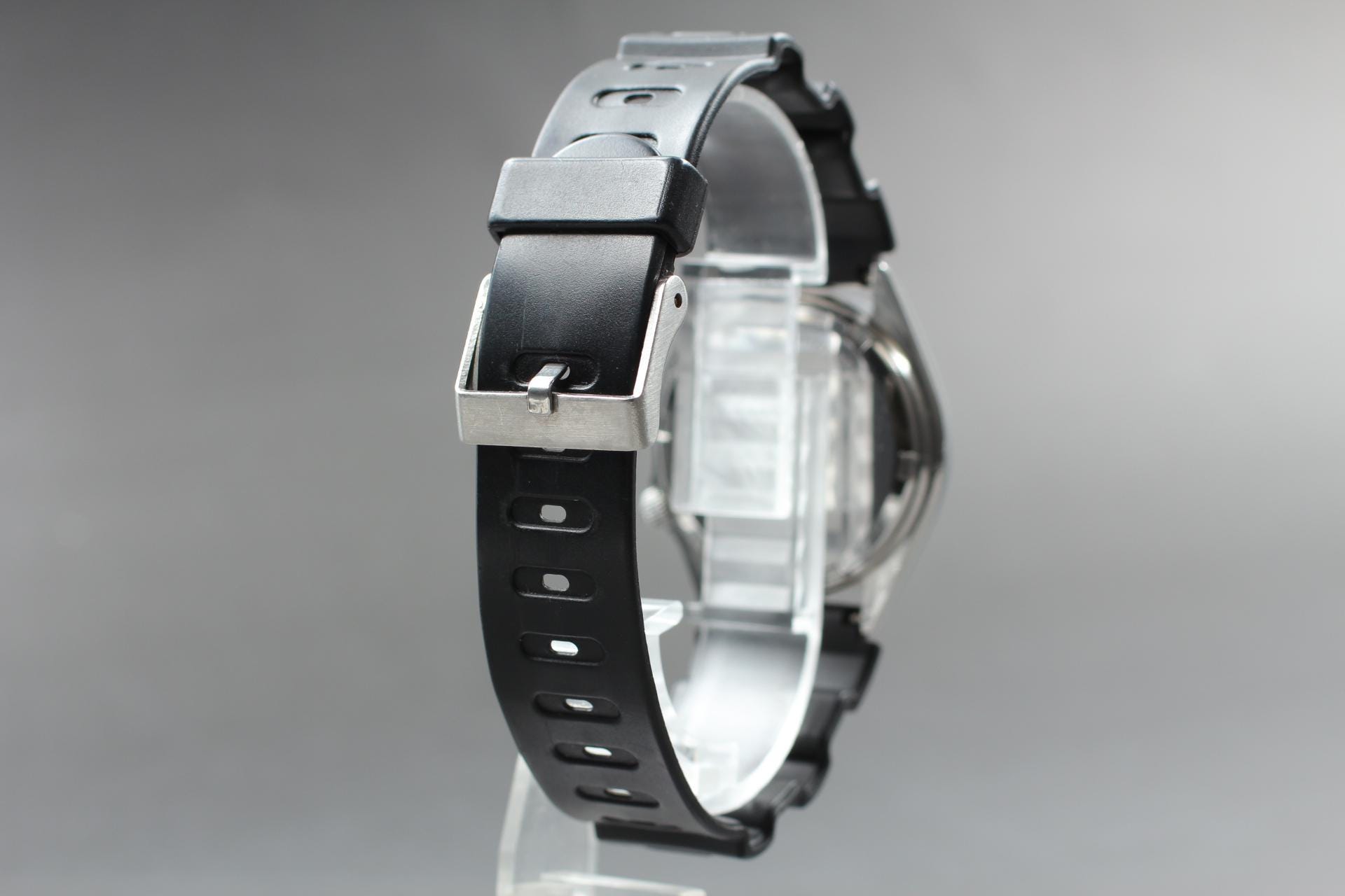 Vintage 1981exc+5* Seiko Silverwave 8229-703B Black Daydate 35mm