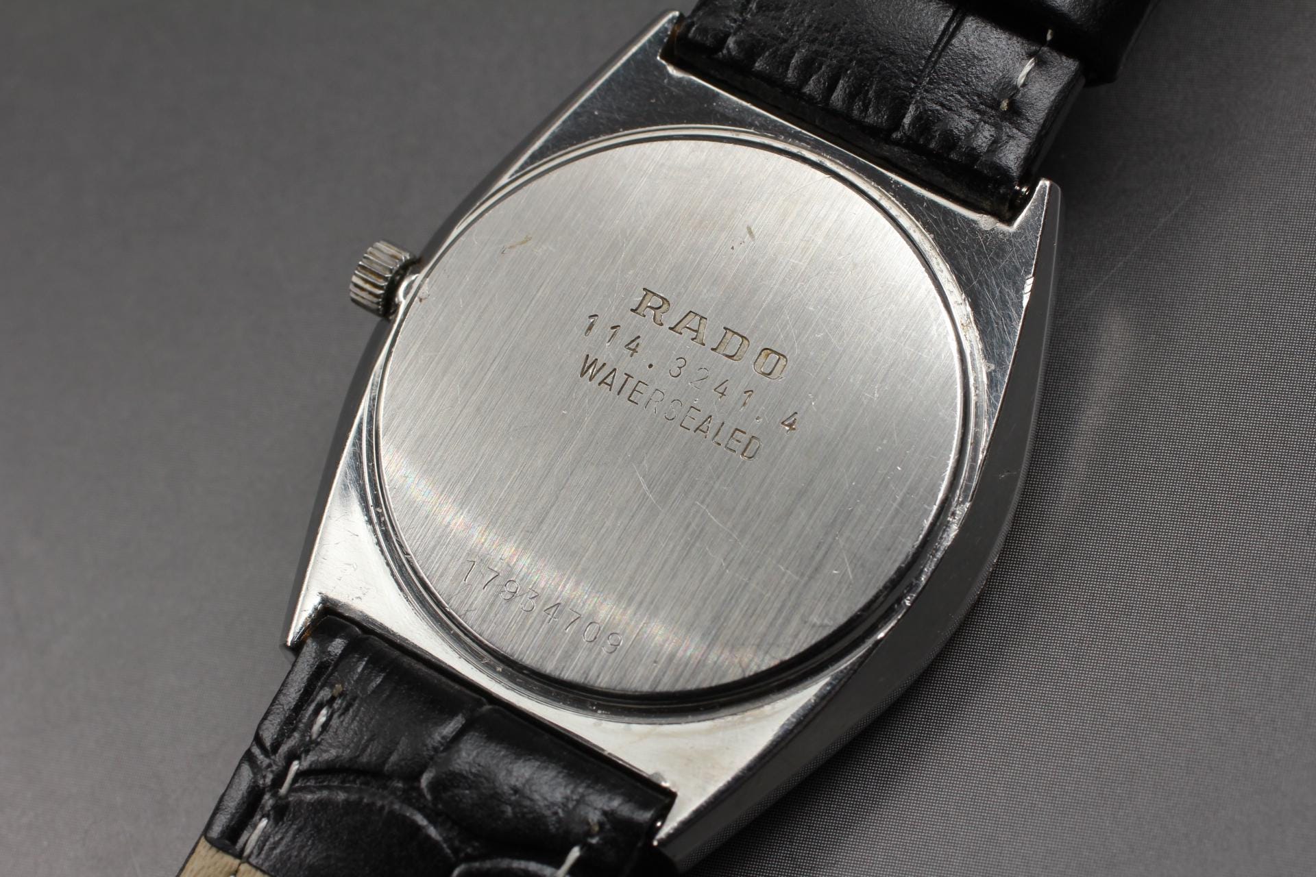 ラドクォーツ腕時計Rado 114 32414 Newbatt. Exc+5* Rado 114.3241.4 Gold Day Date 32.4mm Quartz Men's