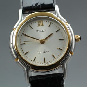 US Duty Paid Vintage 1992 [EXC+5] Seiko Exceline 1F21-5F50 Gold