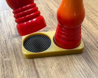 Salt & Pepper Mill Stand – Fits Le Creuset Mills, Peugeot Grinders and more