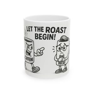 Funny Coffee Mug, Office Gift, Ceramic Mug 11oz , Gift for Him Her, Office Desk Decor, Coffee Lover Gift, Novelty Mug