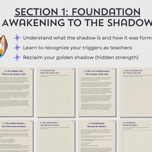 Shadow Work Journal PDF: Inner Child Healing & Trauma Processing zdjęcie 5
