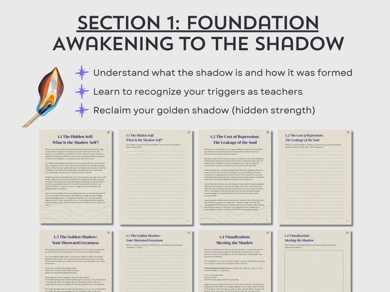 Shadow Work Journal PDF: Inner Child Healing & Trauma Processing zdjęcie 5