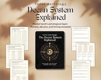 Tarot Astrology Guide: Decan System Workbook