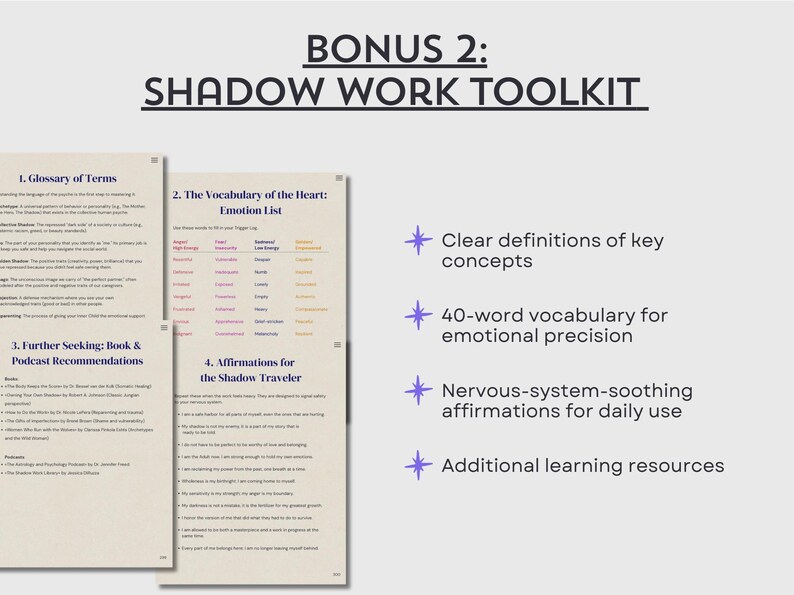 Shadow Work Journal PDF: Inner Child Healing & Trauma Processing zdjęcie 13