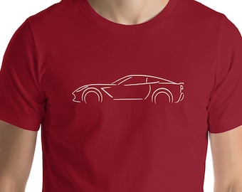 Corvette Silhouette T-Shirt | Minimalist American Supercar Tee