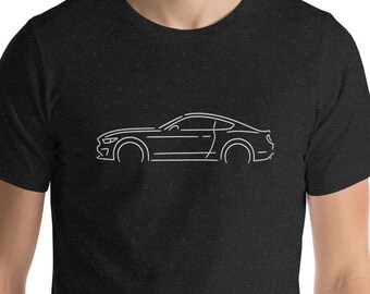 Mustang GT Silhouette T-Shirt | Minimalist Pony Car Muscle Tee
