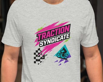 90s Retro MTB T-Shirt – Traction Syndicate Edition