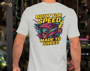 Built for Speed – Made to Shred Retro MTB Tee