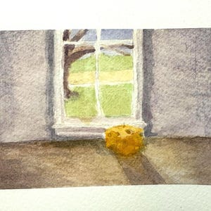 Watercolor Painting, Cute Card, Silly Painting, Painting, Watercolor, Cute Painting, Serene Painting, Whimsical Painting, Cheese Painting