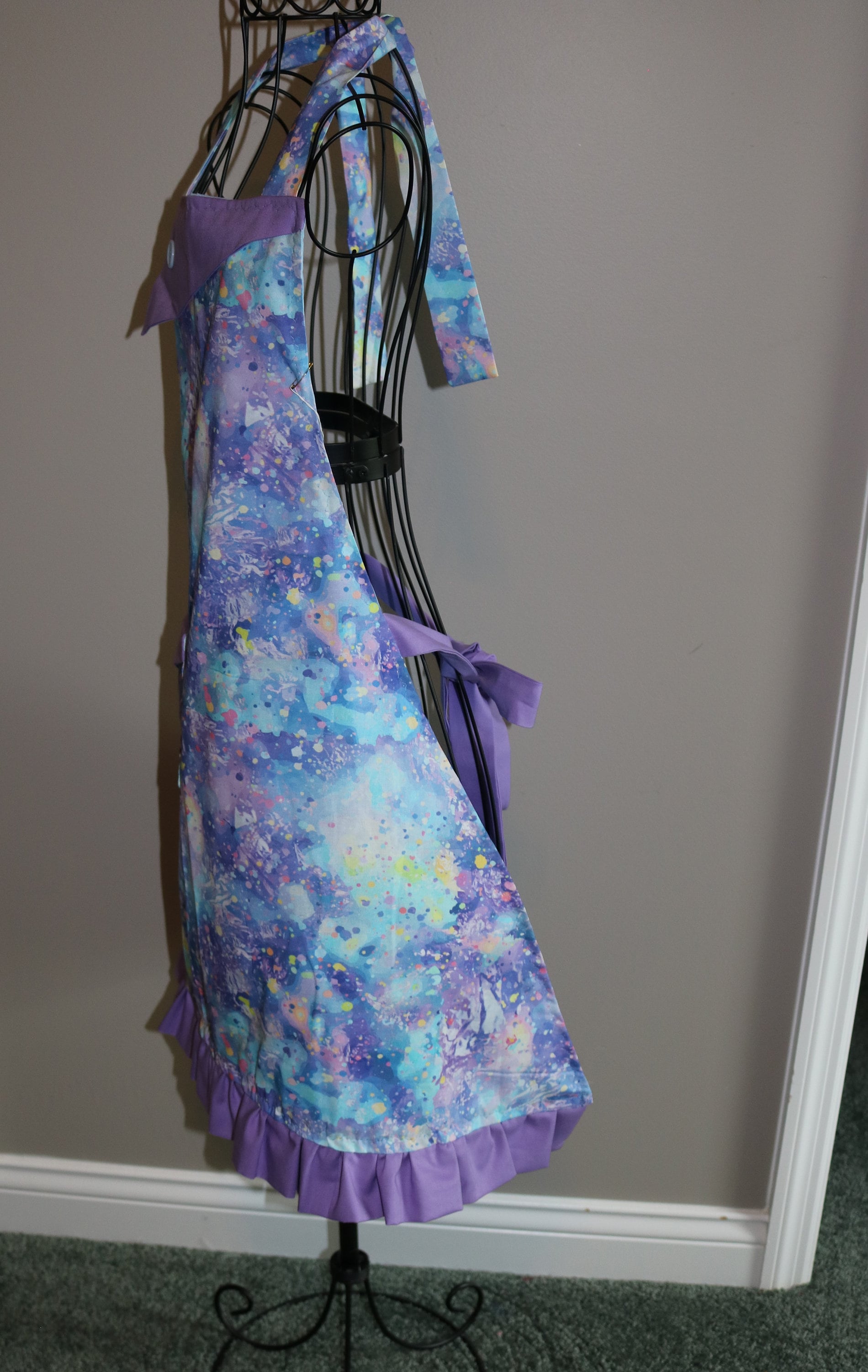 Apron Blue - GETEMONTS Paint Pants Royal Long Bathers 0 Aprons 