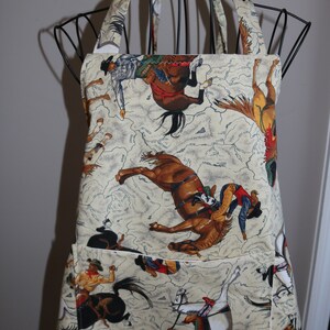 Rodeo - Unisex Apron - pocket - bronc rider - cowboy -cowgirl