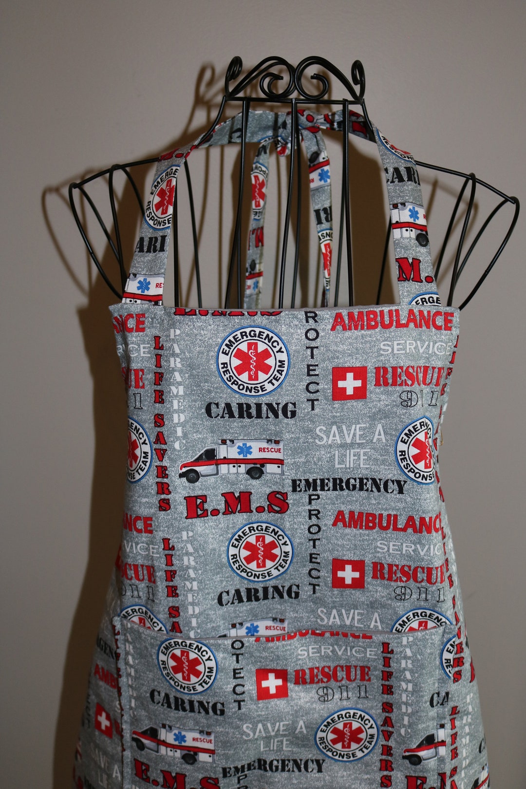 EMS Medical - Adult Unisex Apron - Pocket - Ambulance - Medical - First ...